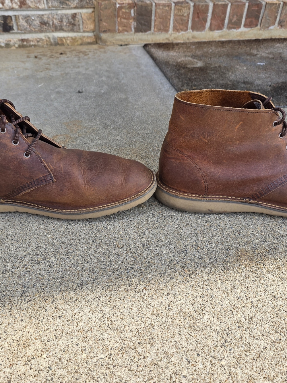 Red Wing Weekender Chukka In Copper Leather - Men's 13 / 3622 - Picture 3 of 9